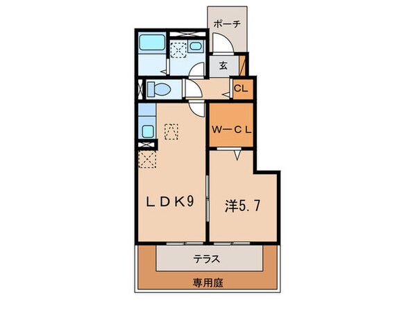 アネックスハイブリッジＢ棟の物件間取画像